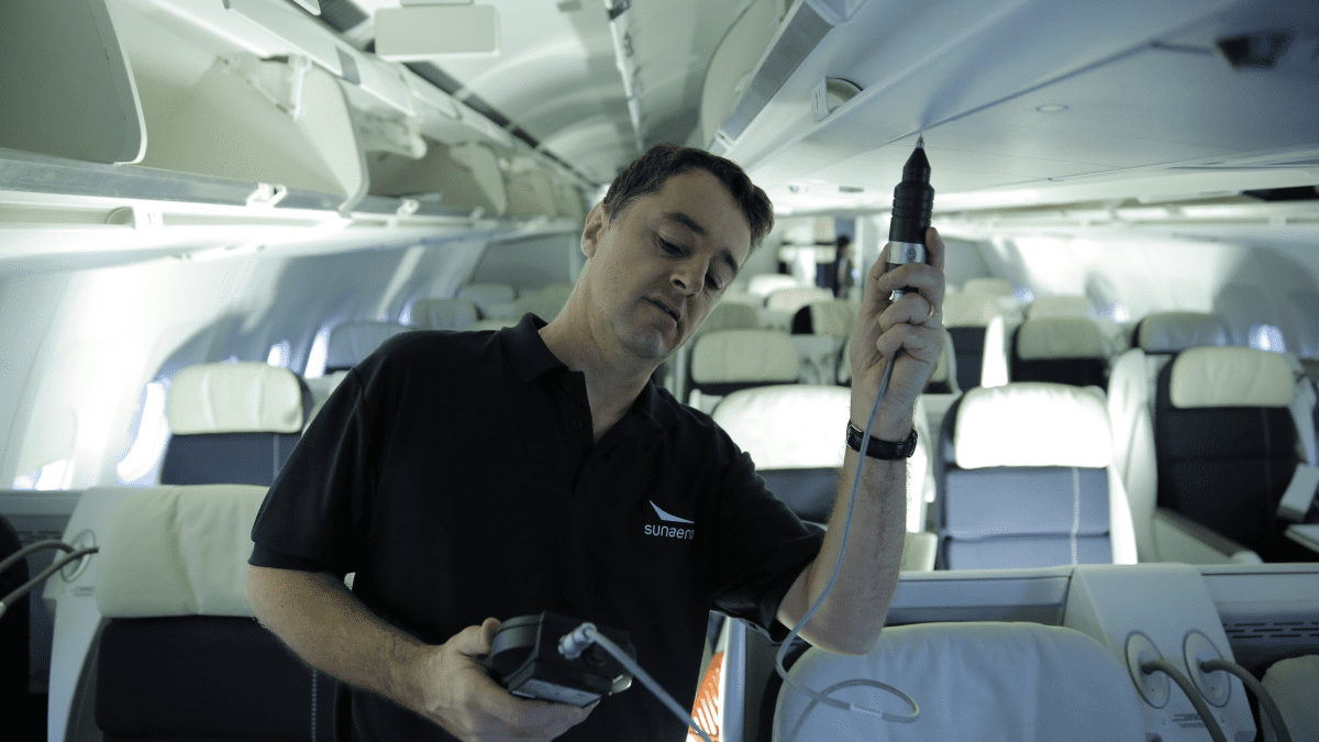 Service Oxygen leak detection PAX Sunaero